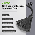 BN-Link's 2 Pack Outdoor Extension Cord Set is Ideal - Image 2