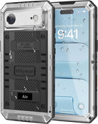 Mitywah Waterproof Case for iPhone Air, Military Grade Rugged Metal Case by Mitywah