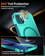 Lanhiem Magnetic for iPhone 13 Case, 2 Pack 10 FT Military Grade Drop - Image 3