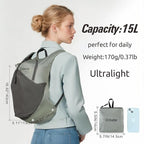 Ultra Lightweight Foldable Backpack, Water Resistant Small Packable Hiking - Image 2