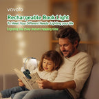 VAVOFO Rechargeable Book Light for Reading in Bed Kids, 7 LED Reading Light - Image 2