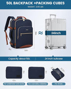 LOVEVOOK Travel Backpack for Women & Men 50L, Airline Approved Carry On - Image 5