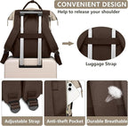 Laptop Backpack Women Work Bag: 15.6 inch Work Bookbag - Image 5