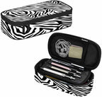 Black White Stripes Pencil Case Organizer Zebra Animal Skin Artwork Texture - Image 7