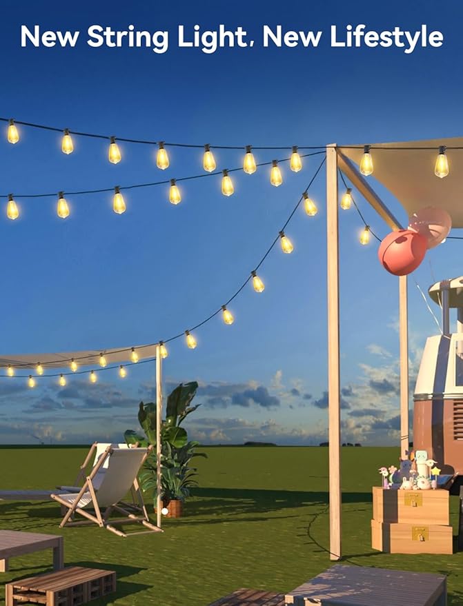 Brightever 150FT Solar String Lights Outdoor Waterproof - Image 7