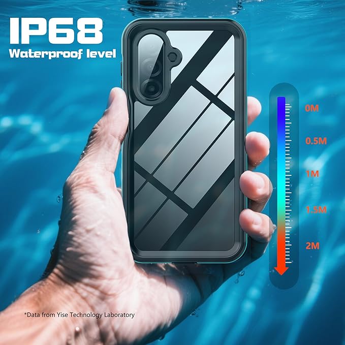 DINGXIN Waterproof Case for Samsung Galaxy A17 5G IP68 Certified Dustproof - Image 2