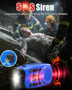 Runningsnail Emergency Weather Radio, 7400mWh Hand Crank Emergency Radio - Image 5
