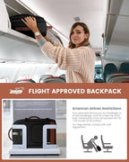 LOVEVOOK Travel Backpack For Women Flight Approved, 50L Large Carry On Backpack - Image 5