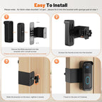 Blink Doorbell Mount, 2nd Gen Anti-Theft Blink Doorbell Camera Mount No Drilling - Image 7