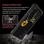 for Samsung Galaxy S22 Plus Case, Pig Sunflower Yellow Sunshine Pattern Graphic - Image 6