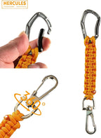 HERCULES Paracord Keychain Set – 2 Pack Lanyard Rope - Image 3