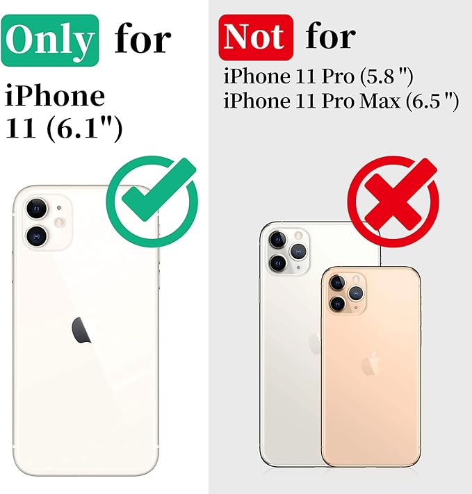 Cozycase Compatible with Waterproof iPhone 11 case, Built-in Screen Protector - Image 2