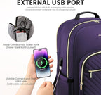 LOVEVOOK Laptop Backpack for Women 15.6 inch, Cute Women Travel Backpack Purse - Image 5