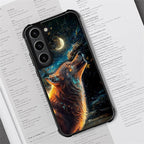 for Samsung Galaxy S23 Plus Case, Star Cave Hungry Wolf Pattern Graphic Design - Image 4