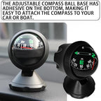 Compass for Car, Automotive Dashboard Accessories Car Compass Ball - Image 5