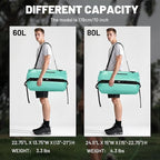 MIER Waterproof Duffel Bag Motorcycle Dry Bag Backpack Large Roll-Top Heavy - Image 7