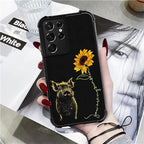 for Samsung Galaxy S21 Ultra Case, Pig Sunflower Yellow Sunshine Pattern - Image 7