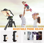 Luswemi 53'' Phone & Camera Mount Tripod Stand - Image 3
