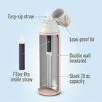 Brita Stainless Steel Premium Filtering Water Bottle, Replaces 300 Plastic - Image 3