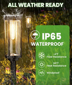BITPOTT Bright Solar Pathway Lights, 12 Pack Solar Lights Outdoor Waterproof - Image 5
