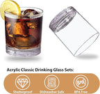 12 oz Drinking Glass Sets, BPA-Free Beer Glasses - Image 4