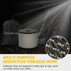 850Ib Reflective Paracord Rope, 50/100/200/500/1000ft 4MM 11 Strand Parachute - Image 4