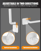 Hat Rack for Hat Storage, Strong Adhesive Hat Hooks for Wall Hat Organizer for - Image 6