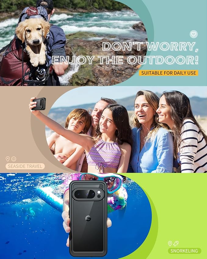 Lanhiem Pixel 10 Pro XL Case, IP68 Waterproof Dustproof Case - Image 5