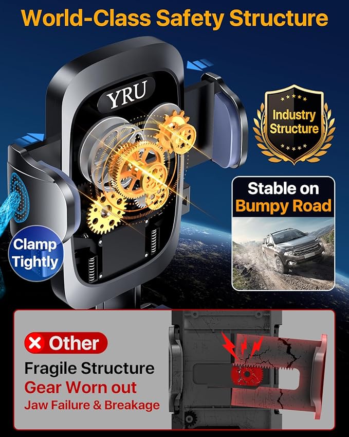 YRU Dashboard Cell Phone Holder - Image 3