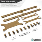 Savior Equipment Horizontal Steel Wall Mount Firearm Rifle Display Rack - Image 6