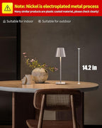 KDG 2 Pack Cordless Table Lamp, Portable LED Desk Lamp, 4000mAh Battery Operated - Image 2
