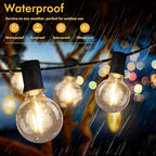 100FT LED Outdoor String Lights Patio Light - Image 3