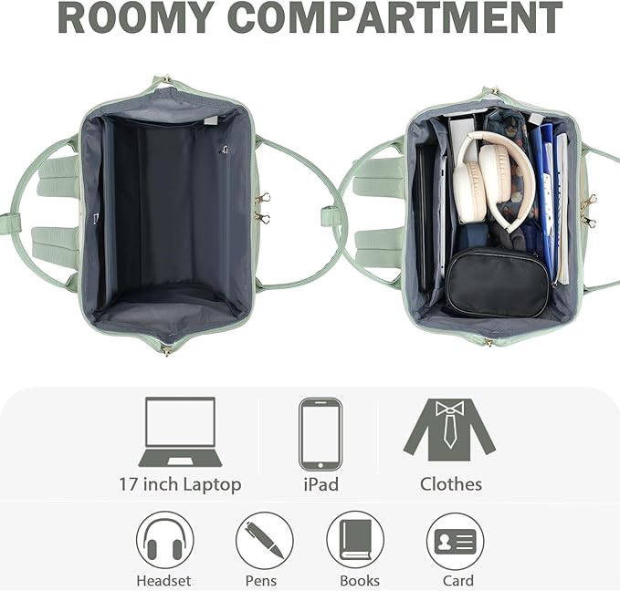 KROSER Laptop Backpack 17" Stylish Backpack Water Repellent College Casual - Image 5