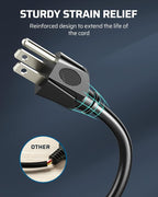 DEWENWILS 25FT Christmas Outdoor Extension Cord, 16/3 SJTW Tri-Tap Power Cable - Image 6