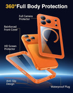 Lanhiem Magnetic for iPhone 17 Pro Case Waterproof, Built in Screen Protector & - Image 5