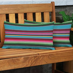 EKOBLA Decorative Lumber Cushion Case Mexican Stripes Pattern Ethnic Cinco De - Image 3