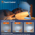 Akejrym LED Desk Lamp for Office & Home, Battery Operated, Foldable & Portable - Image 2