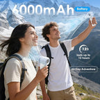 Portable Misting Fan Handheld Powerful Turbo Fan, 100 Speeds, 6000mAh - Image 5