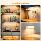 Under Cabinet Rechargeable Dimmable Lighting: 3 Color Temperature Motion Sensor - Image 7