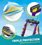 Hiearcool Universal Waterproof Phone Pouch, Dry Bag Compatible - Image 6