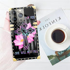 Compatible with iPhone 14 Pro Case, Praying Cross Hands Luxury Golden Decoration - Image 7