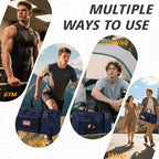 Tactical Gym Bag for Men, 60L Large Capacity Duffle Bags - Image 2