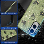 for Samsung Galaxy S25 Edge Case, HL2 Grass Cat Hybrid 2 Layer Hard Shell - Image 3