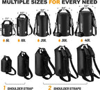 Waterproof Dry Bag, 5L/10L/20L/30L/40L Roll Top Lightweight Storage Backpack - Image 2