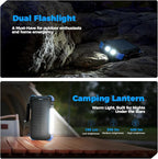 BLAVOR Solar Power Bank 20000mAh Built-in Cables, Wireless Charger - Image 5