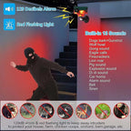Solar Sensor Security Alarm Lights Outdoor, 360° Motion Detector LED Flashing - Image 3