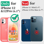 Cozycase Compatible with iPhone 12 Waterproof Case/iPhone 12 Pro Waterproof Case - Image 2