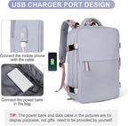 coofay Large Travel Backpack For Women Airline Approved Carry On Backpack - Image 6