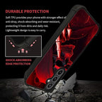 for Samsung Galaxy S23 FE Case, Gestures Funny Skull Pattern Graphic Design - Image 4