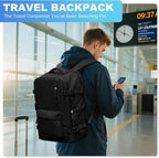 WONHOX Large Travel Backpack Carry on Flight Approved Laptop Work Business - Image 7